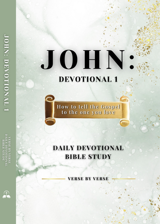 (Paperback) Daily Devotional Bible Study: The Gospel of John 1 (Chapter 1-4 / Total 9 Lessons)